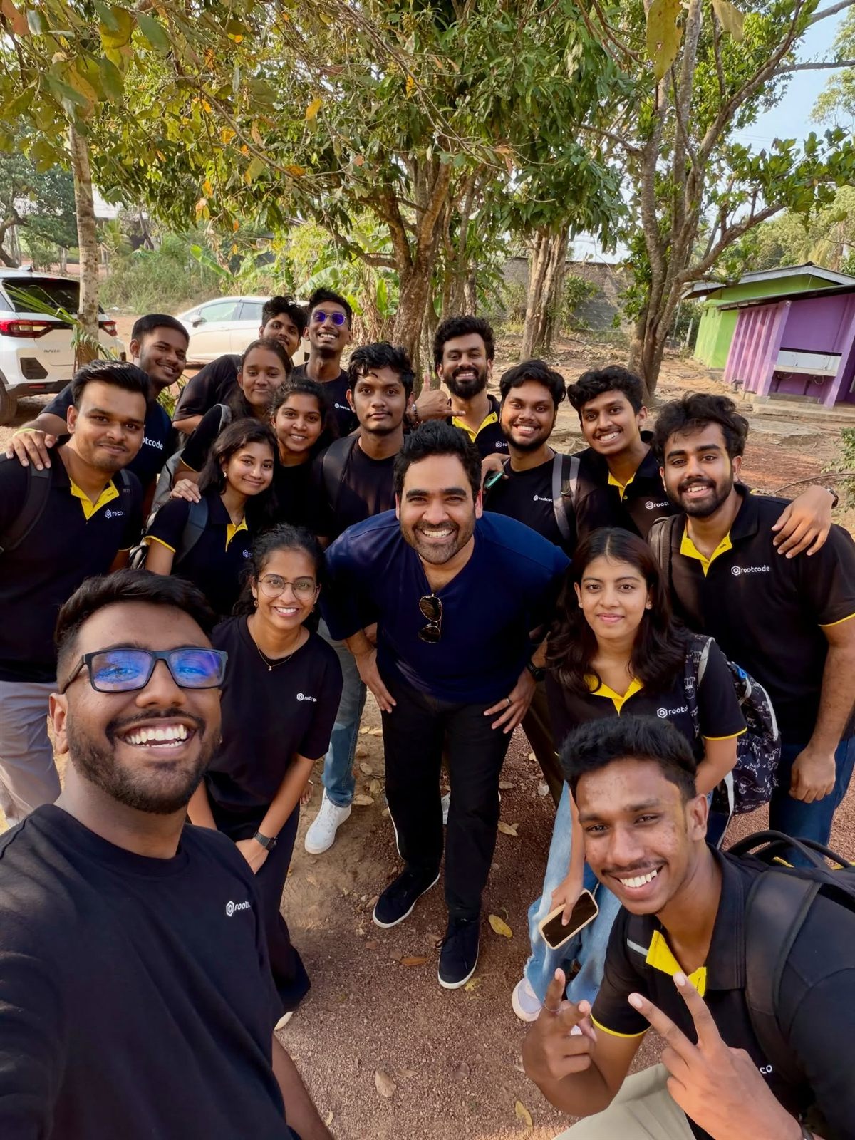Volunteering with the Rootcode community service team